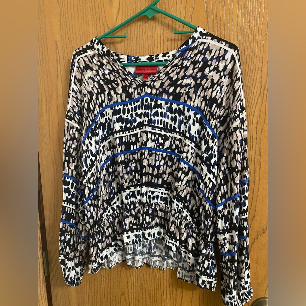 Jennifer Lopez long sleeve blouse